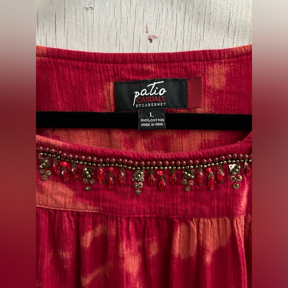 ❤️❤️Patio Casuals by Cabernet Tie-dyed BOHO House Pool Dress❤️❤️ - Picture 2 of 8